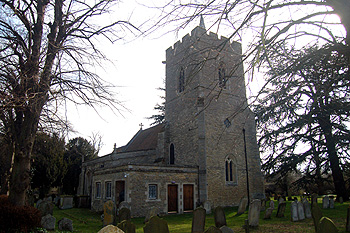 The church from the north-west March 2012